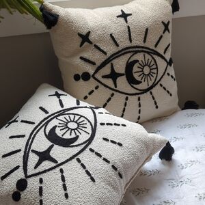 Boho celestial Throw Pillows